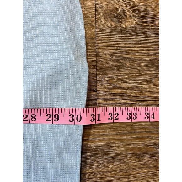 Lululemon Shirt Mens XL Blue Airing Easy Short Sleeve Button Up Stretch Casual - Picture 10 of 10